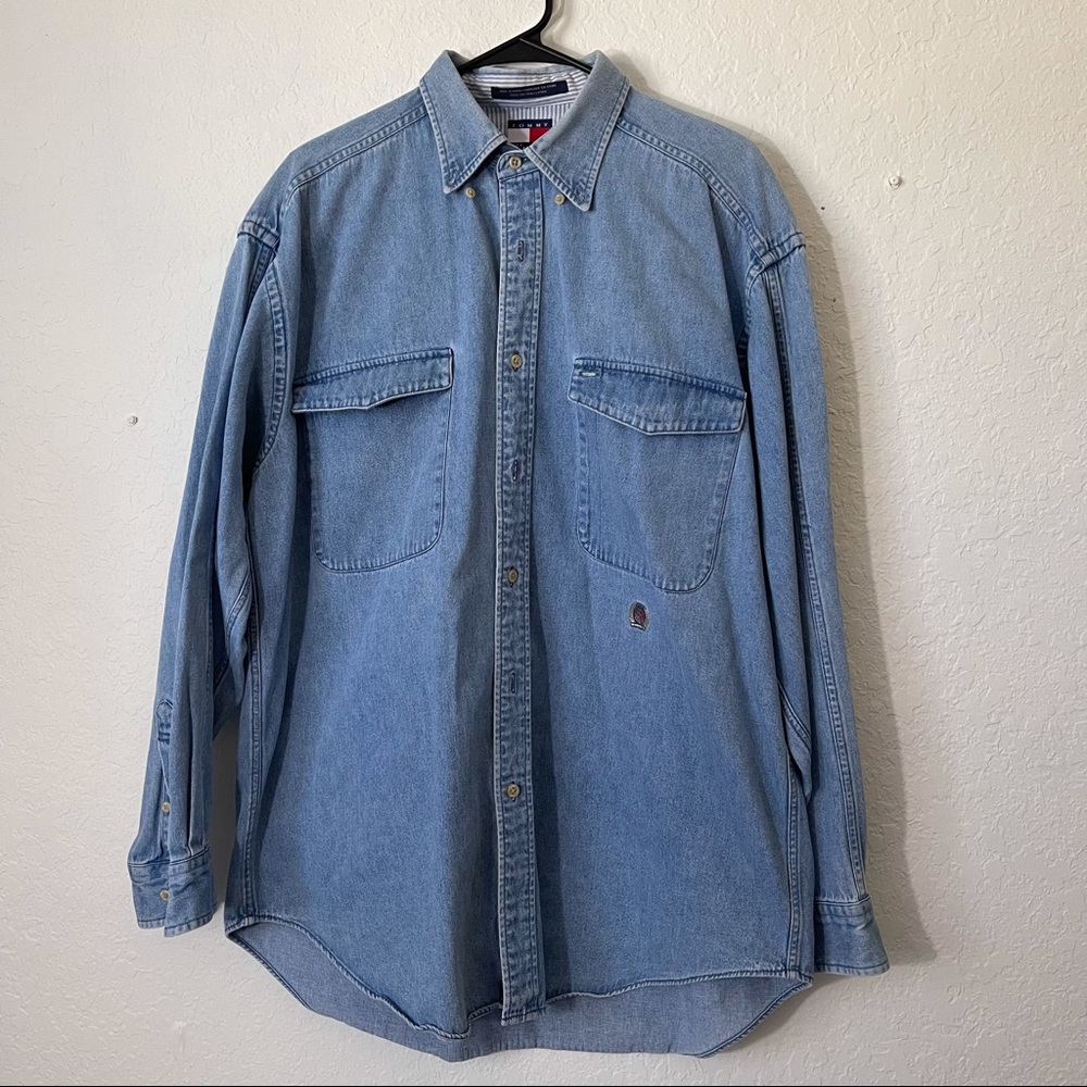 Tommy Hilfiger Denim Casual Button-Down Shirts for Men
